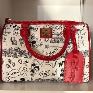 NWOT 2023 Dooney & Bourke Disney Parks Sketch Art Mickey Mouse Satchel ❤️